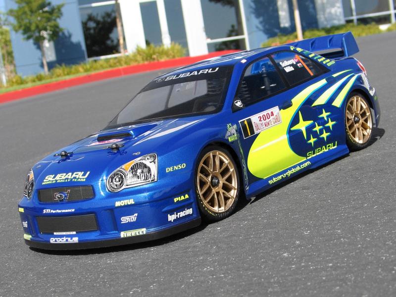 HPI CARROSSERIE IMPREZA WRC 2004 200MM Non peinte