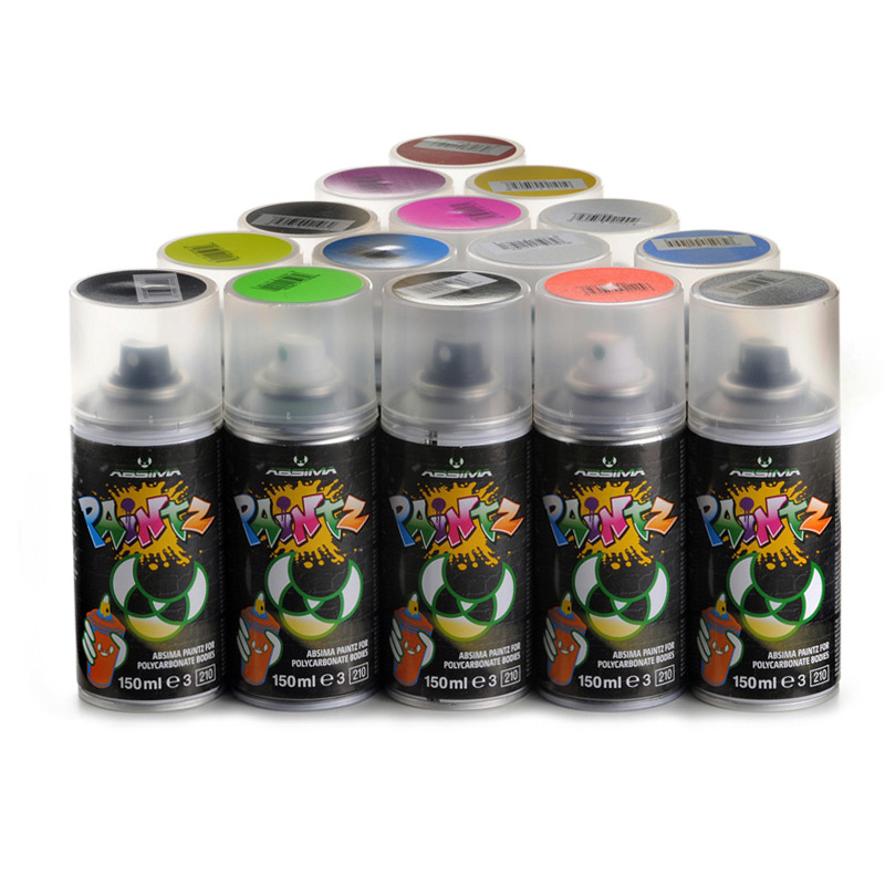 ABSIMA Spray pour Lexan ARGENT M&eacute;tallis&eacute;  150 ml