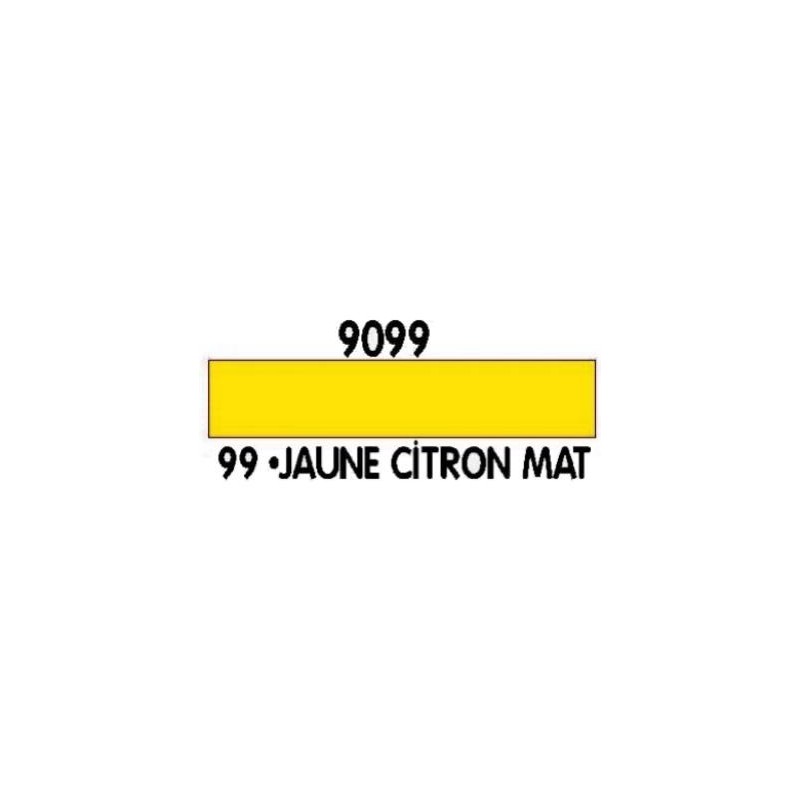 JAUNE CITRON MAT code couleur n&deg;99