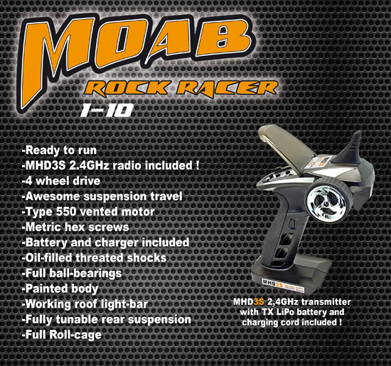 MHD MOAB Rock Racer 1/10&egrave;me