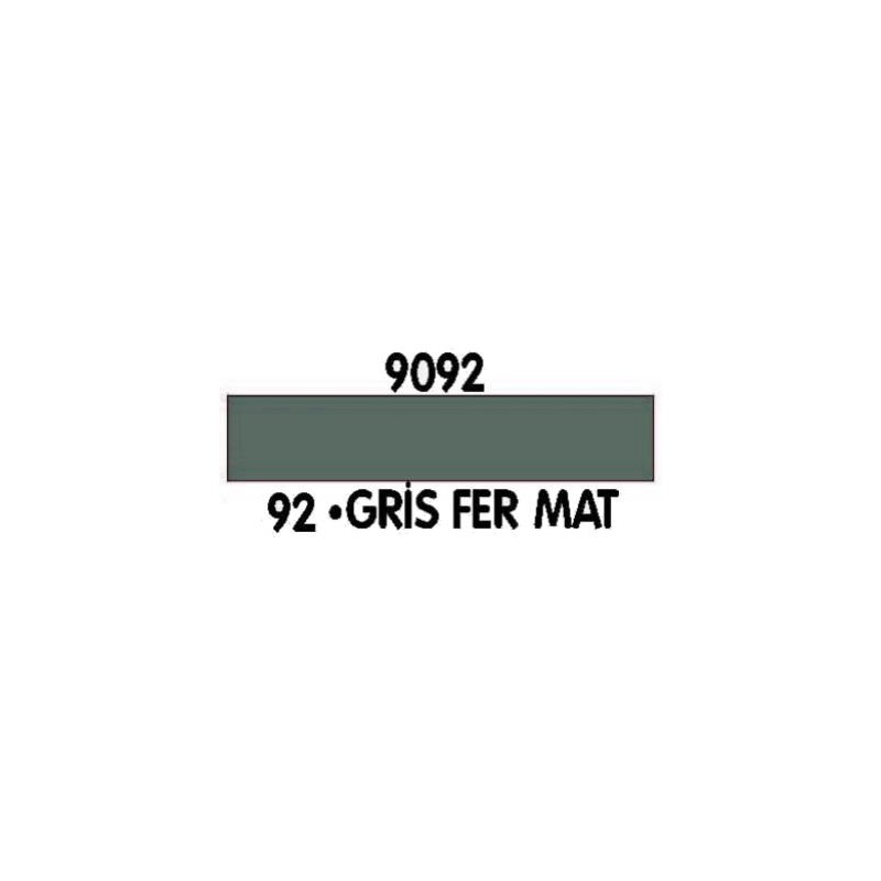 GRIS FER MAT code couleur n&deg;92