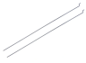 Tiges Tringlerie RC diamètre 1.2mm, longueur 20cm